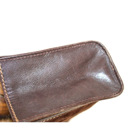 Gucci Vintage Brown Sherry Line Suede Leather Clutch - Picture 9 of 9